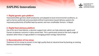 Introduction to the SAPLING Initiative in Nepal