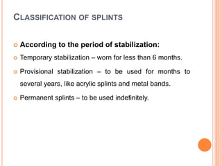 Splinting | PPTX