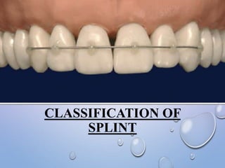 SPLINTING-MATERIALS AND TECHNIQUES final.pptx