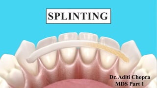 Perio Splinting Code Comprehensive Overview of Periodontal Splinting: Techniques ...