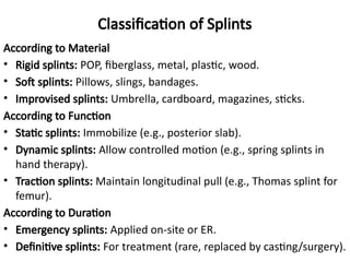 Different Splinting Techniques of Fractures.pptx