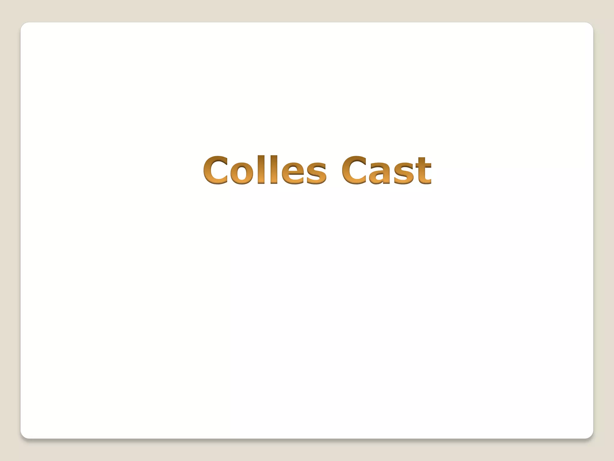 Splints and tractions