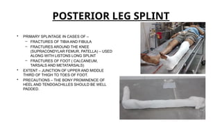 Comprehensive Guide to Splints and Tractions in Orthopaedics: Types ...