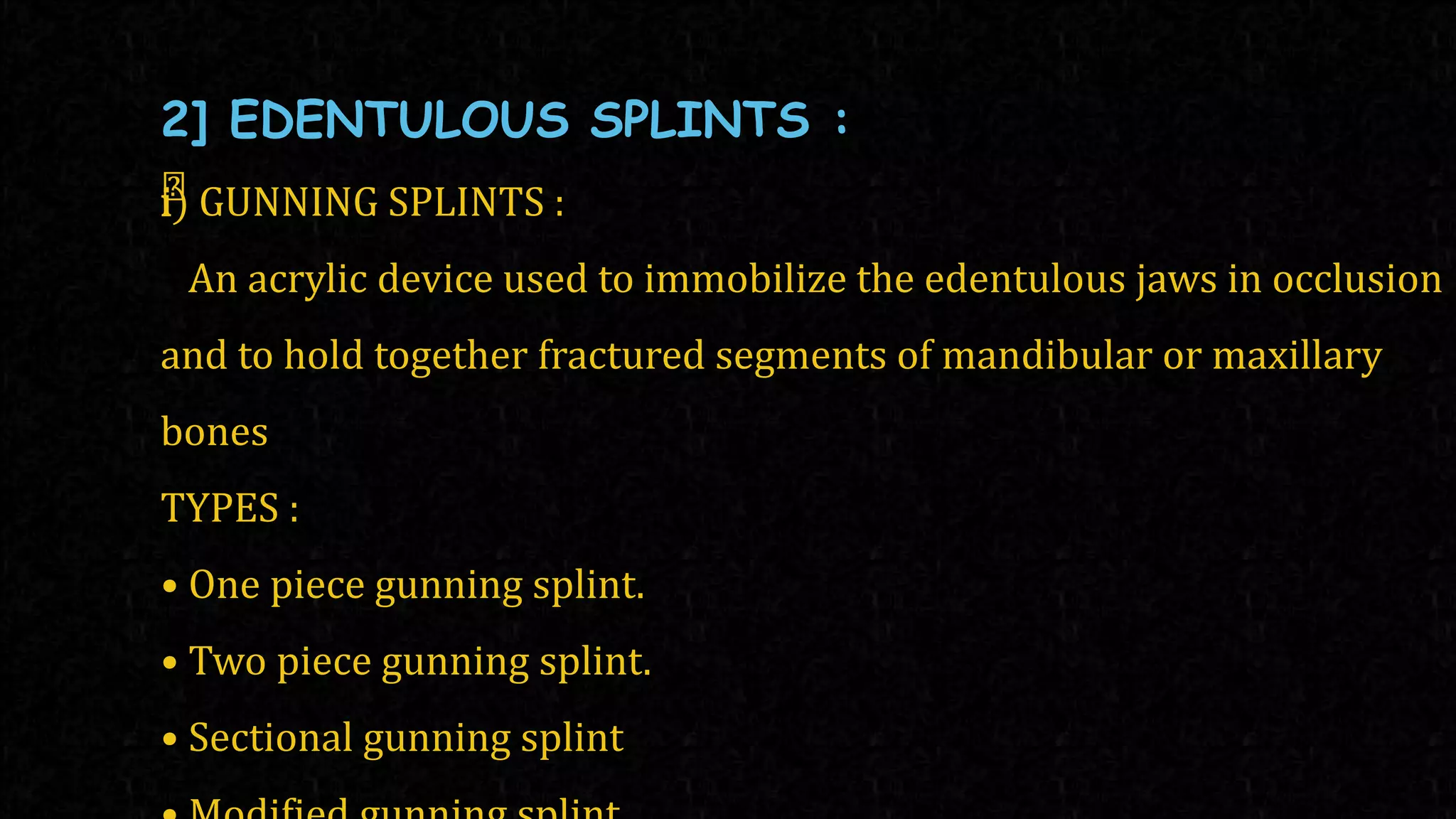 splints .pptx
