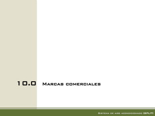 10.0   Marcas comerciales!




                         Sistema de aire acondicionado [SPLIT]!
 