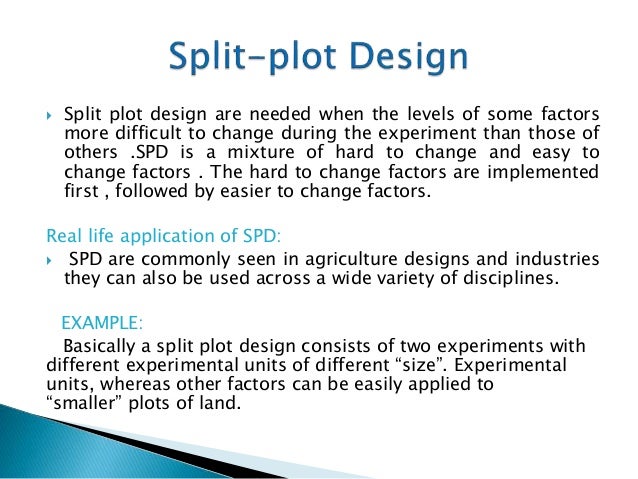 Basic Concepts of Split-Plot Design,Analysis Of Covariance(ANCOVA)& R…