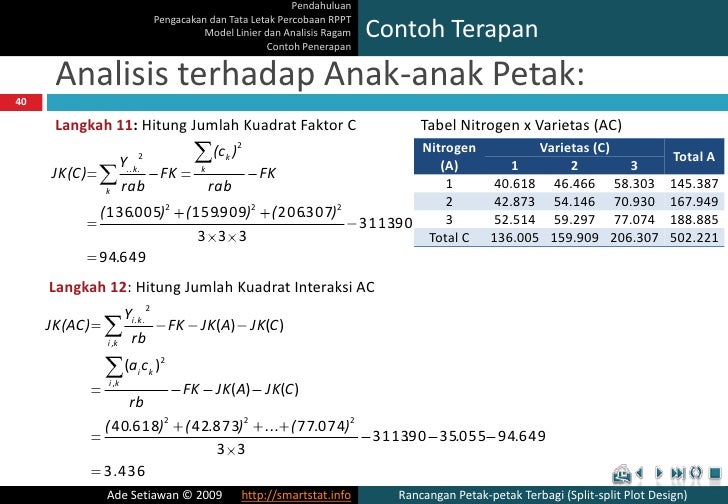 Rancangan Petak-petak Terbagi