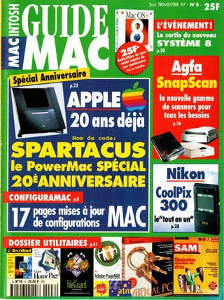 Macintosh - Guide Mac N°8 - 3ème trimestre 1997 - Spécial Anniversaire