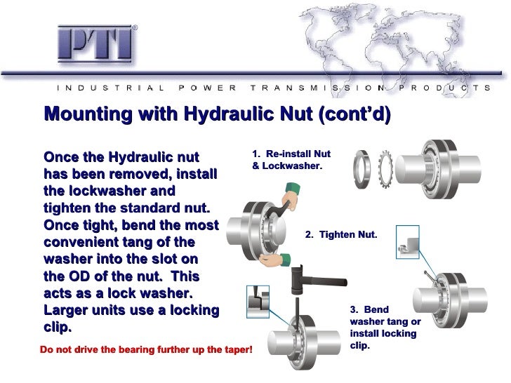 How do you install a lock washer?