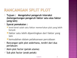 Split plot design | PPT
