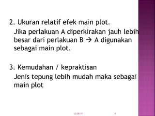 Split plot design | PPT