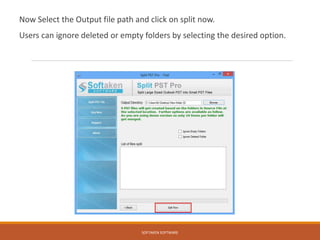 Split pst pro | PPTX