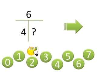 0
1
2 3
4
5
6
4 ?
6
7