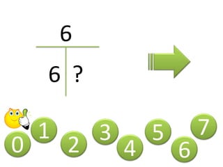 0
1
2 3
4
5
6
6 ?
6
7