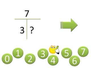 0
1
2 3
4
5
7
3 ?
6
7