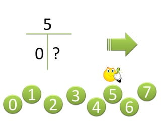 0
1
2 3
4
5
5
0 ?
6
7