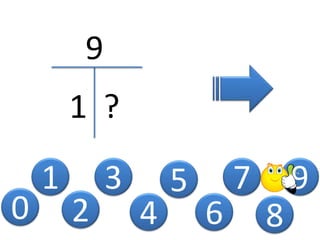 0
1
2
3
4
5
9
1 ?
6
7
8
9