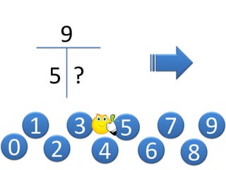 0
1
2
3
4
5
9
5 ?
6
7
8
9