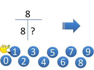 0
1
2
3
4
5
8
8 ?
6
7
8
9