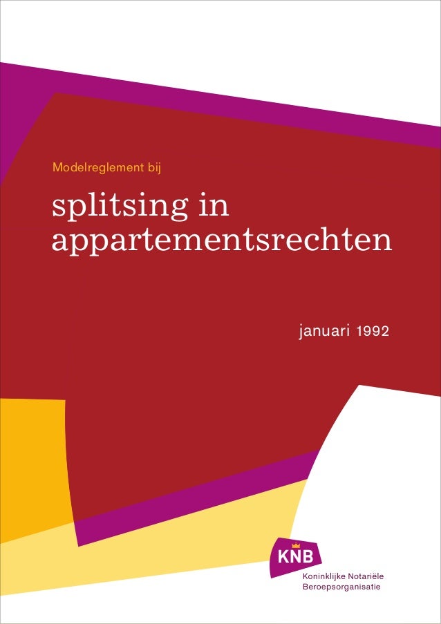 Splitsingsreglement 1992