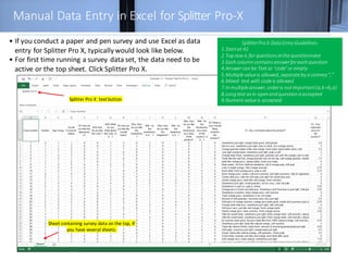 Splitter Pro X version Tutorial June 2020 English | PDF