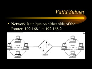 Subnets Splitting A Class C Network Into 4 Subnets | PPT