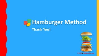 Thank You!
Hamburger Method
 
