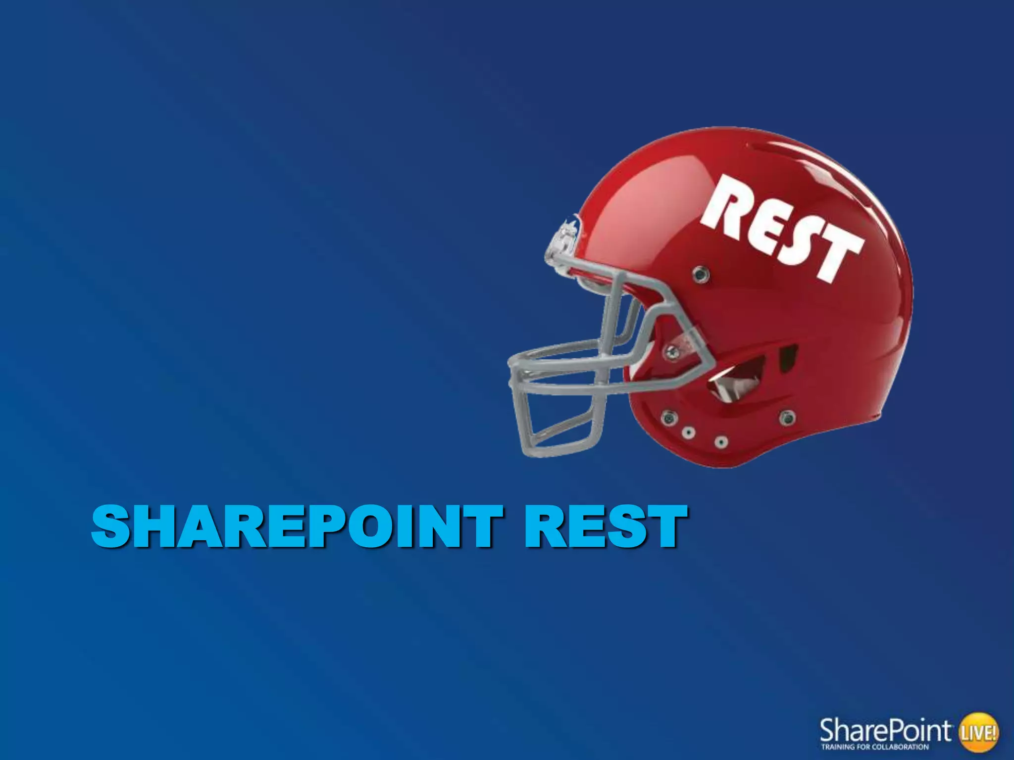 SHAREPOINT REST

 
