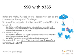 SSO with o365
                                                                                           Office 365

Insta...