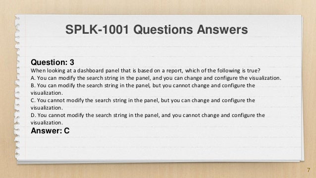 SPLK-4001 Unterlage