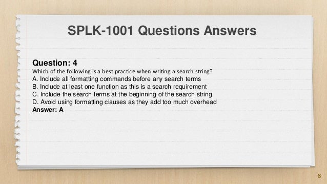 SPLK-4001 Schulungsunterlagen