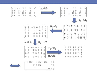 Sistem persamaan linear non homogen matriks | PDF