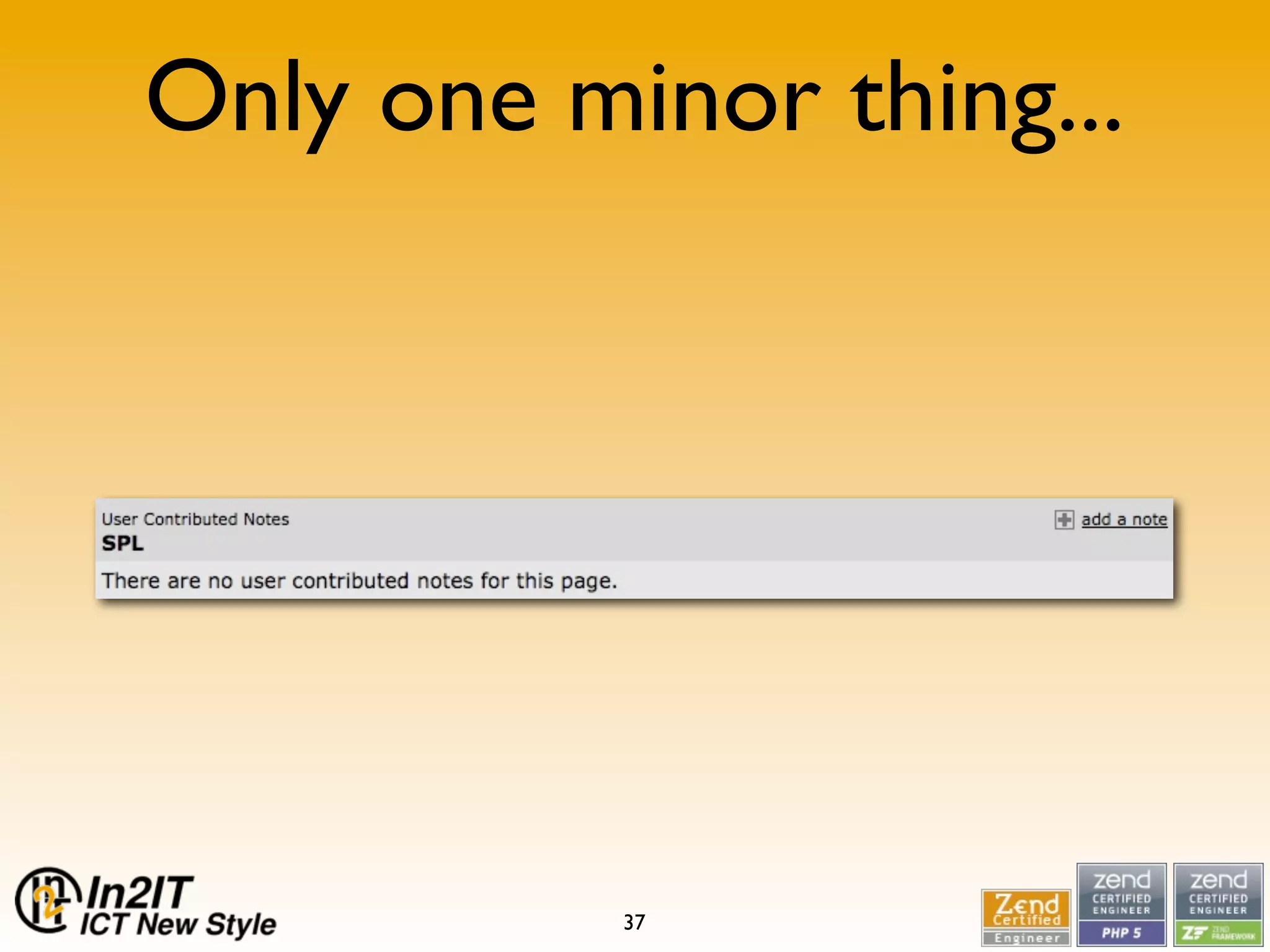 SPL, not a bridge too far