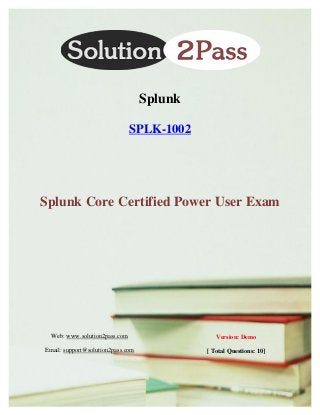 SPLK-1002 Exam
