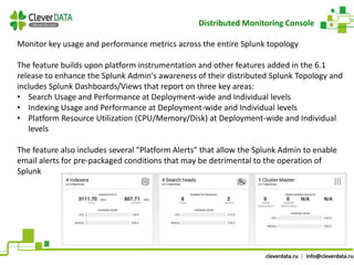 Splunk 6.2 new features