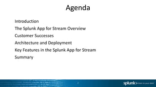 Splunk App for Stream | PPT
