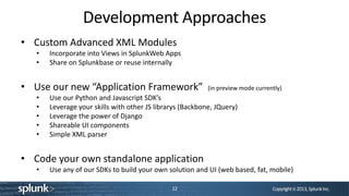 Splunk Developer Platform | PPTX