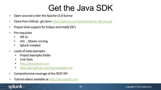 Splunk Developer Platform | PPTX