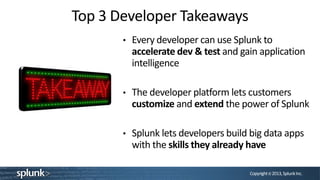 Splunk Developer Platform | PPTX