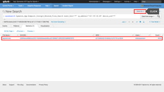 © 2017 SPLUNK INC.
CLICK
 