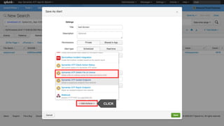 © 2017 SPLUNK INC.
CLICK
 
