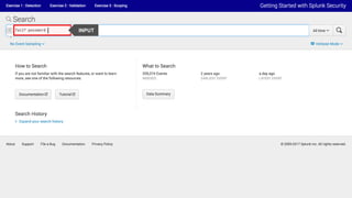 © 2017 SPLUNK INC.
INPUT
 