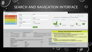 SEARCH AND NAVIGATION INTERFACE
 