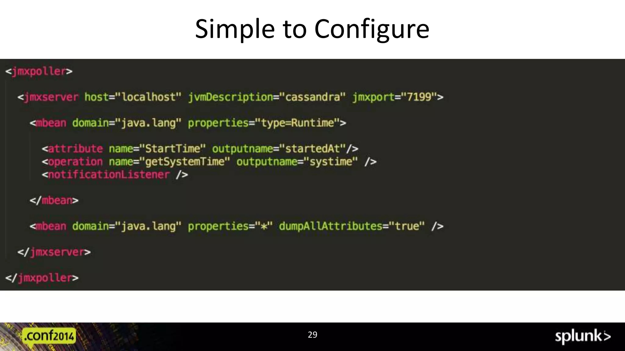 Simple to Configure 
29 
 
