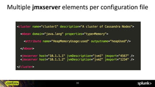 Multiple jmxserver elements per configuration file 
33 
 