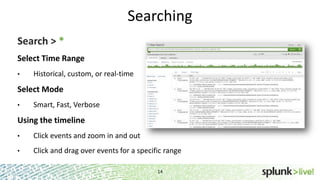 SplunkLive! Getting Started with Splunk Enterprise | PPTX
