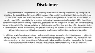 SplunkLive Brisbane Splunk for Operational Security Intelligence | PDF