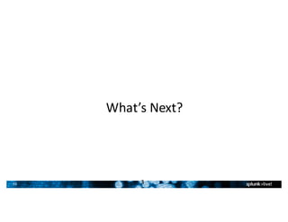 30
What’s	Next?
3
0
 