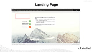 Landing Page
 