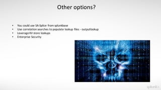SplunkLive Melbourne Splunk for Operational Security Intelligence | PDF